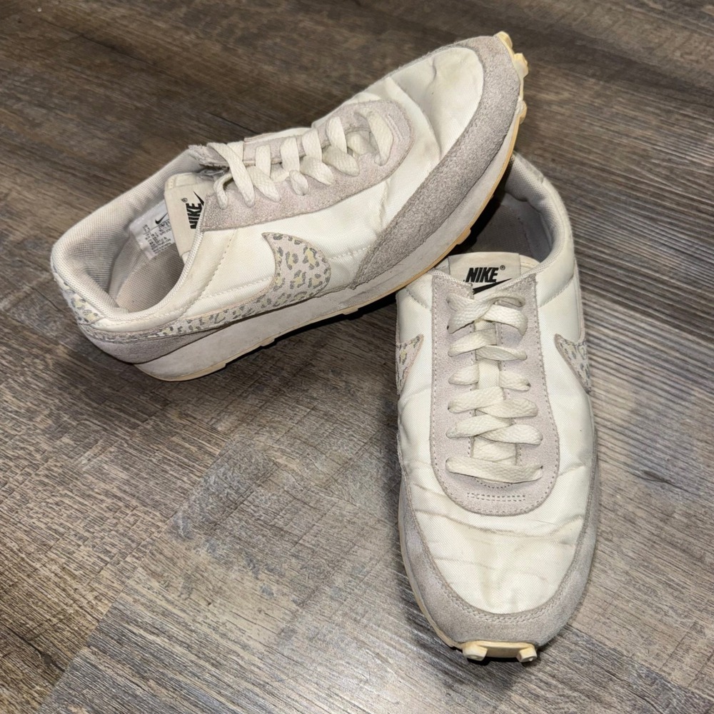 Nike Daybreak SE Leopard Sail Canvas Grey Suede DM3346-100 Women's Size 7.5 - Picture 3 of 10